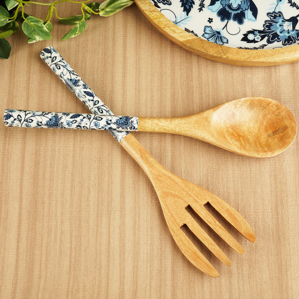Floral Blues (Spoon and Fork)