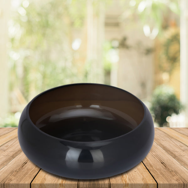 Luscious Glass Urli Bowl (Smoke)