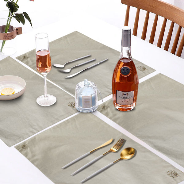 Zari Leaves Meadow Placemat, Set of 2