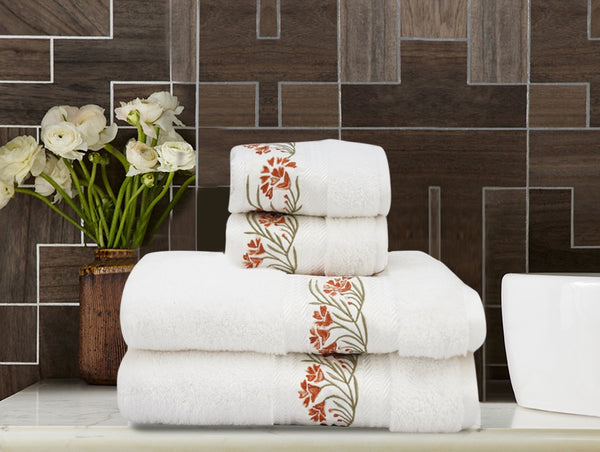 Blooming Buds Towels (Set of 4A)