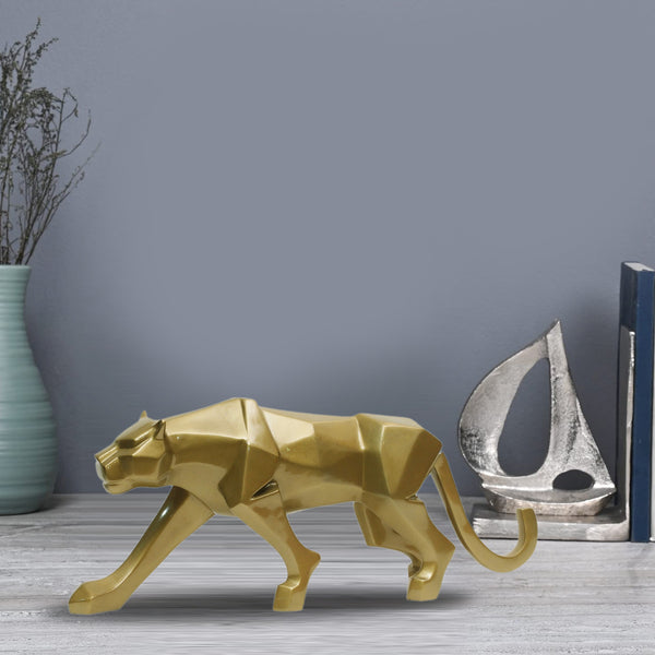 Panther Sculpture Gold