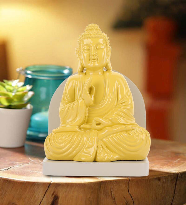 The Protection Buddha in Yellow