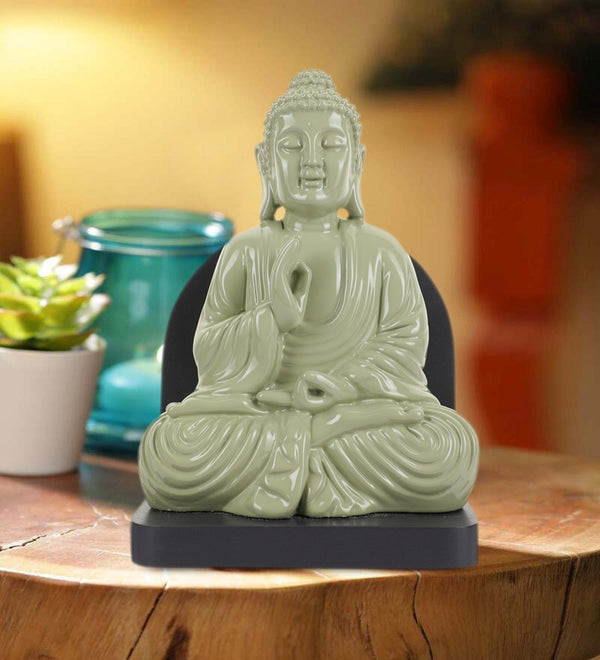 The Protection Buddha in Olive Green