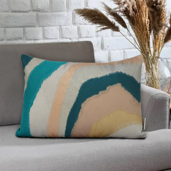 Bohemian Magic in Teal Cushion Cover with Filler