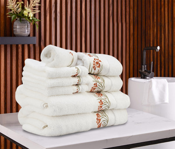 Blooming Buds Towels (Set of 8)