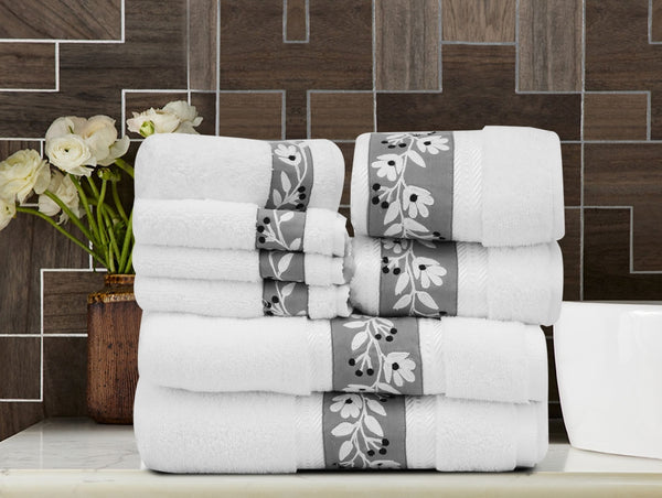 Flower Story Towels (Set of 8)