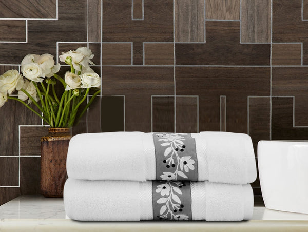 Flower Story Bath Towels (Set of 2)